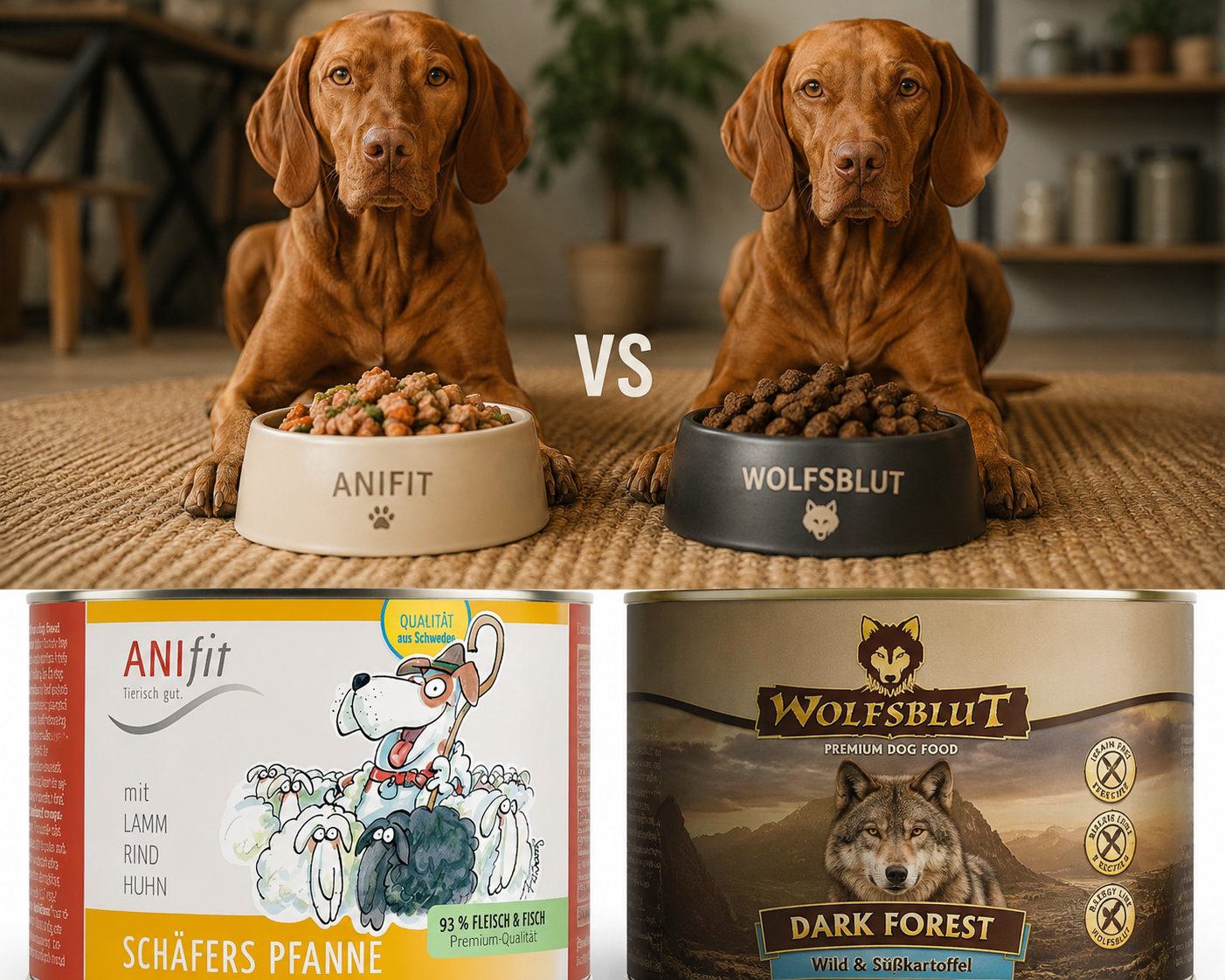 Anifit vs Wolfsblut Vergleich